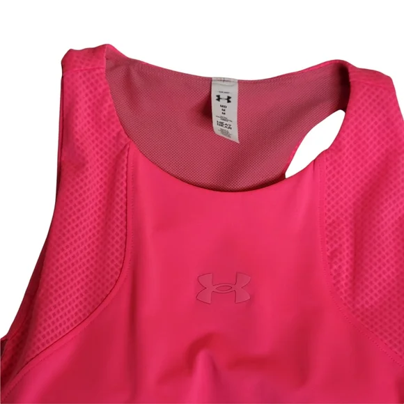 Under Armour Women's Sport 2 in 1 Racerback Tank Top BIB Avy 1356299 Hot Pink M - Picture 6 of 12